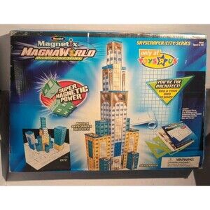 Magnaworld Skyscraper TOYS - R-US Exclusive City Series 28246 Magnet Build  READ